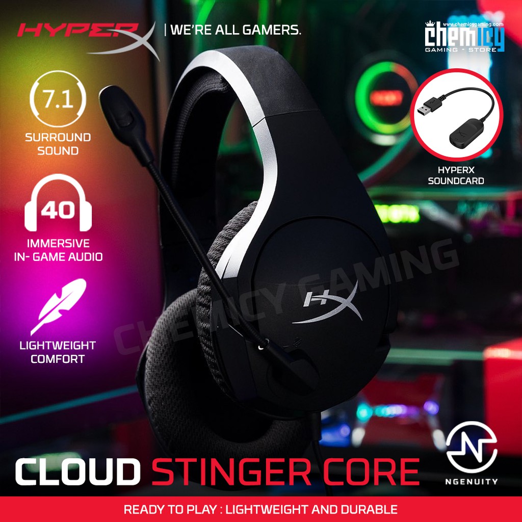 hyperx cloud stinger core surround sound