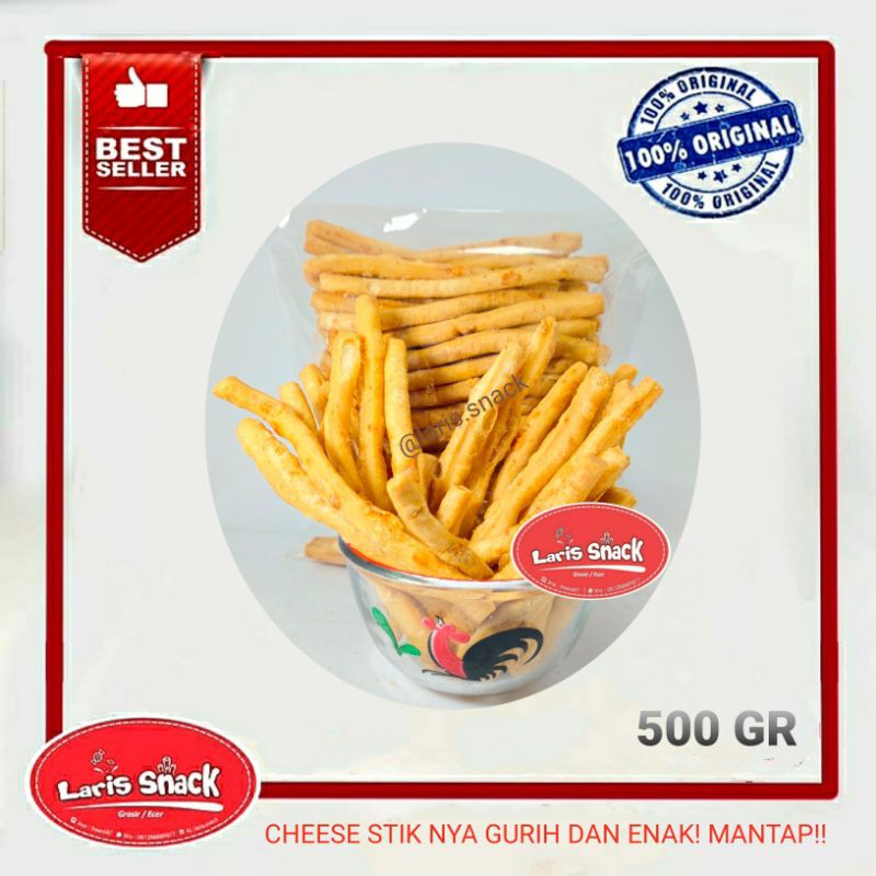 

Cheese Stick Gurih Renyah Snack Kiloan Curah 500gr
