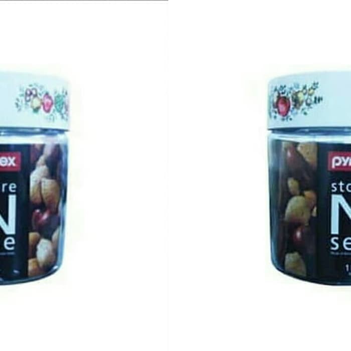Toples Pyrex Store N See 1L (7024-8) - Putih - 2 Pcs