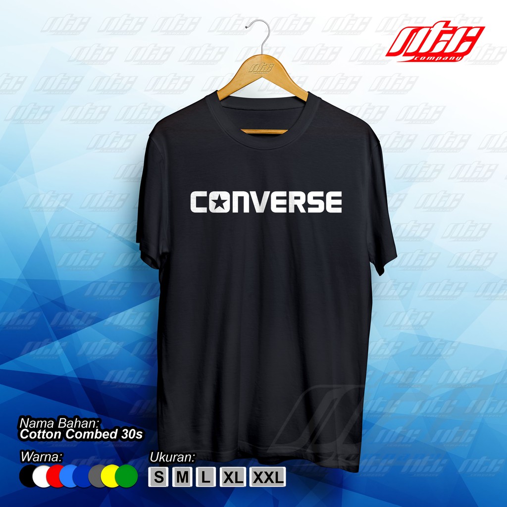 Kaos T Shirt Baju Converse Original Murah Shopee Indonesia