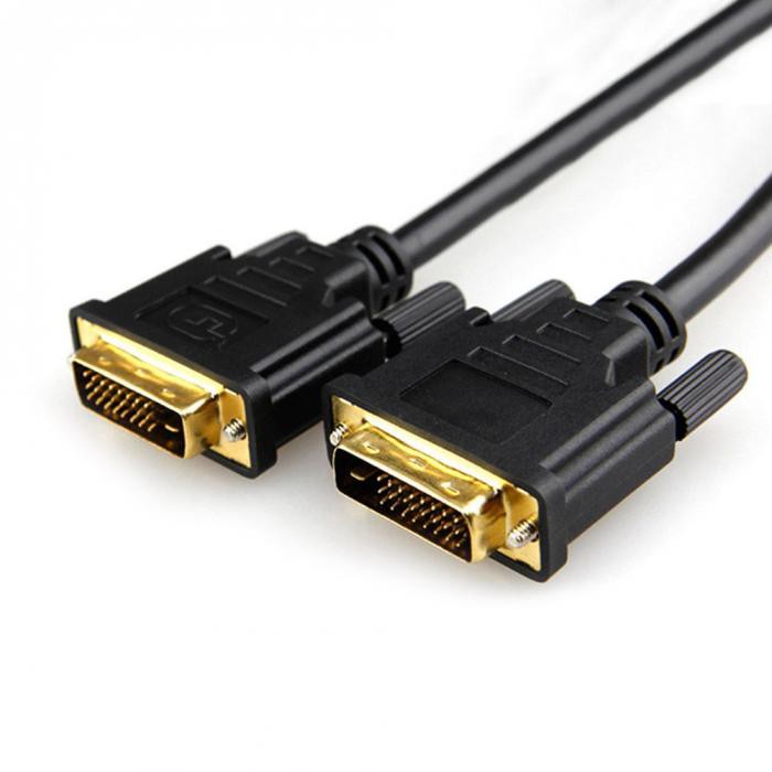 Kabel DVI D Dual Link Male to Male 1,8M Support Full HD