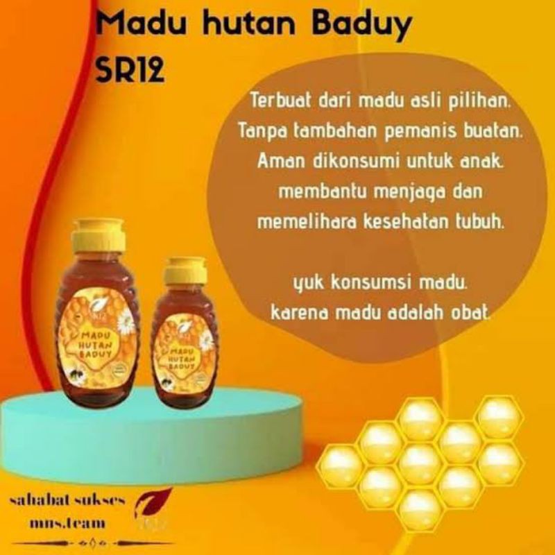 

MADU ASLI HUTAN BADUY SR12 300gr / MURNI TANPA CAMPURAN HERBAL