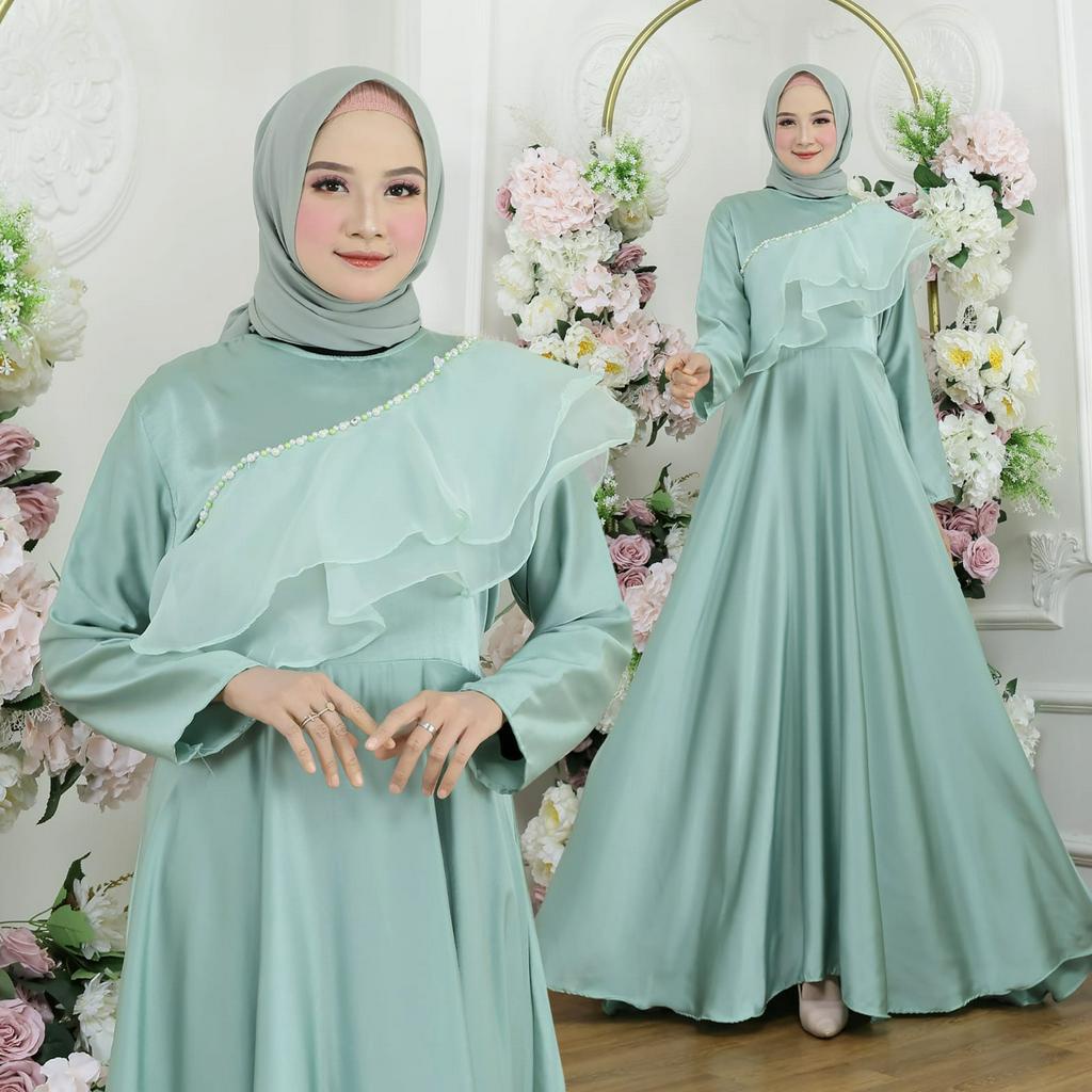 MAXY ZAHERRA FASHION PAKAIAN WANITA MUSLIM PREMIUM DRESS GAMIS MAXI MS