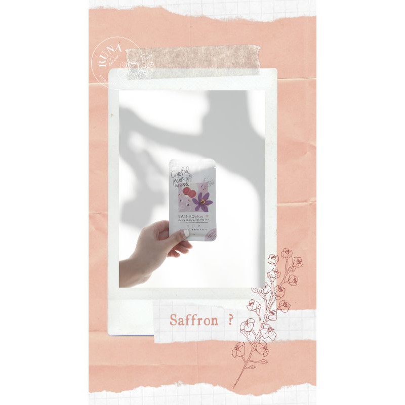 Crystal Peel off mask- Safron