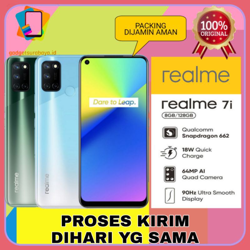 Realme 7i Ram 8Gb Internal 128Gb Baru Garansi Resmi Realme 1 Tahun