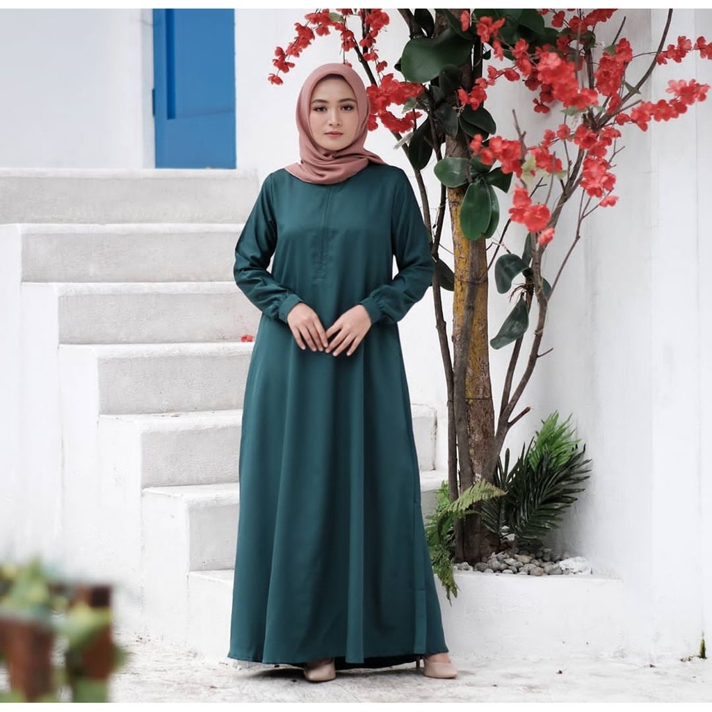 Cairo Abaya Light Shappire (Rathanassa.Id)