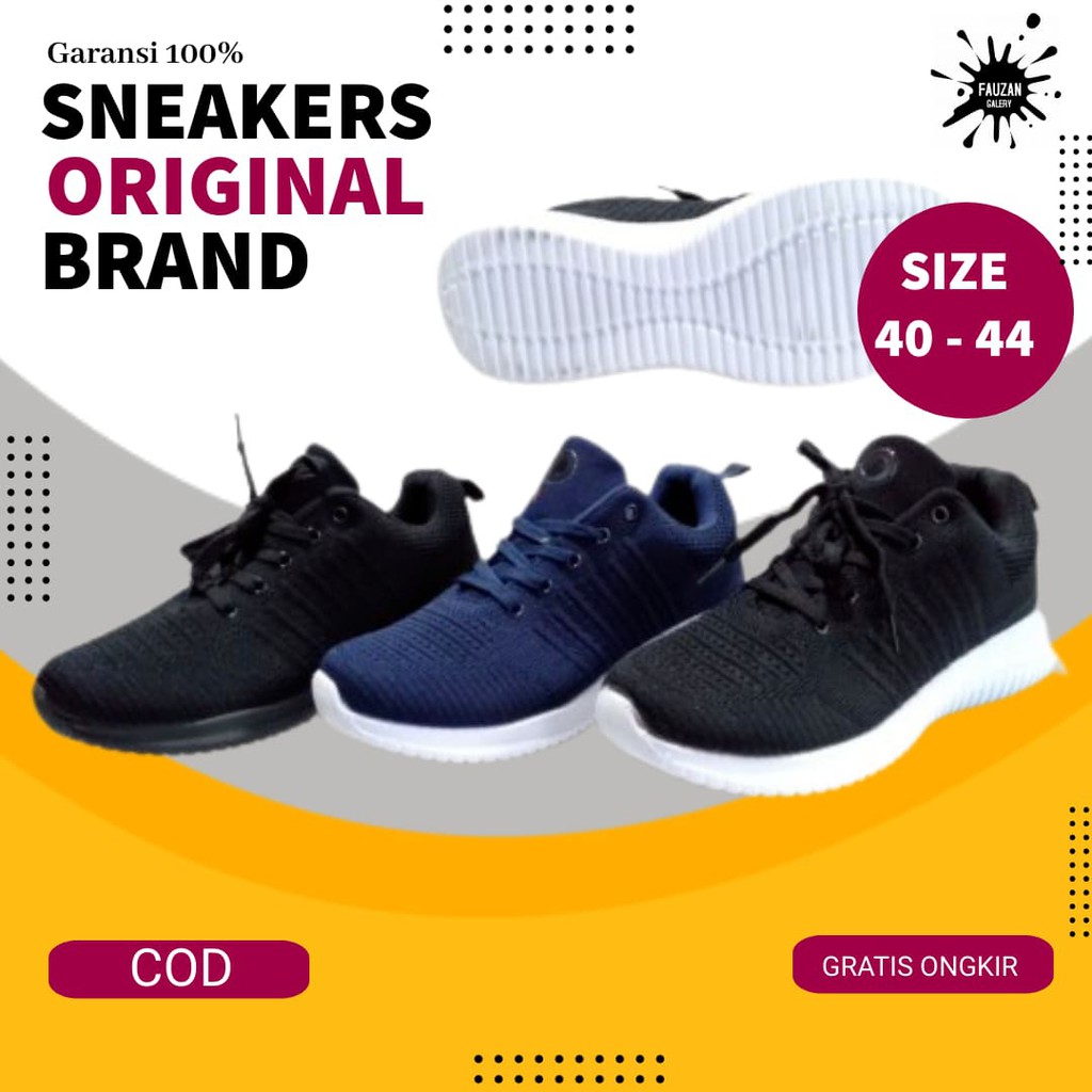 Sepatu Sneaker Sneakers Pria Casual Olahraga Sport Shoes Spatu Running Snakers Sport Joging Olahraga