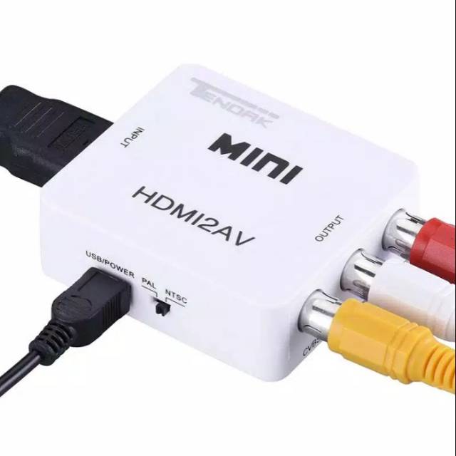 Converter adapter HDMI to RCA AV to HDMI