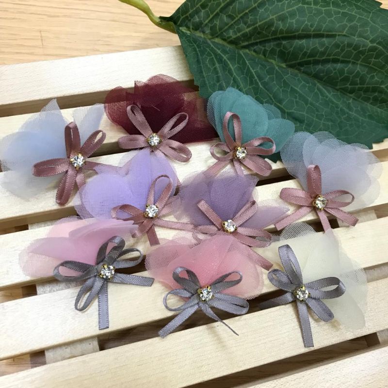 1PC | BUCKET TILE DENGAN PITA | PITA 2 BOW TENGAH MUTIARA | TILE BUNGA