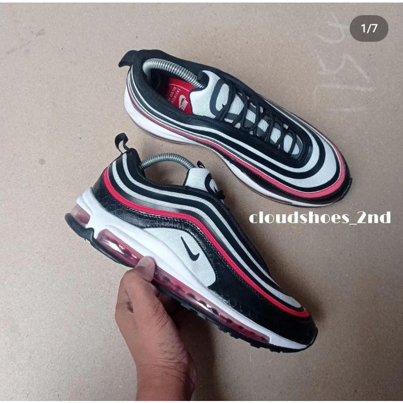 nike af1 white black red