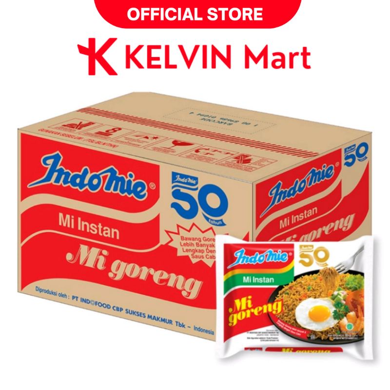 

Indomie Mie Goreng Spesial Pck 80g x isi 40 pcs | 1 Karton/dus | KELVIN Mart