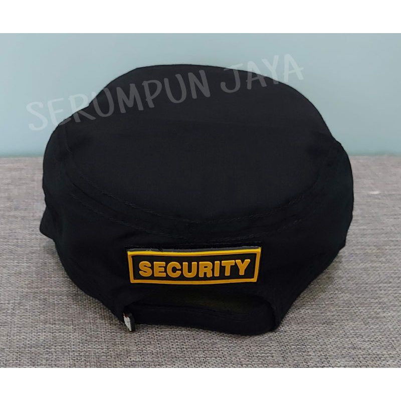 TOPI KOMANDO SECURITY WINGS - TOPI KOMANDO SECURITY WINGS VELCRO HITAM 2 PATCH