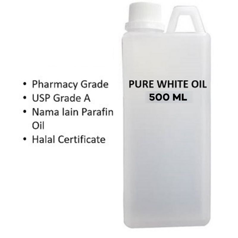 Pure White Oil / Parafin Oil grade A  : 500 ml
