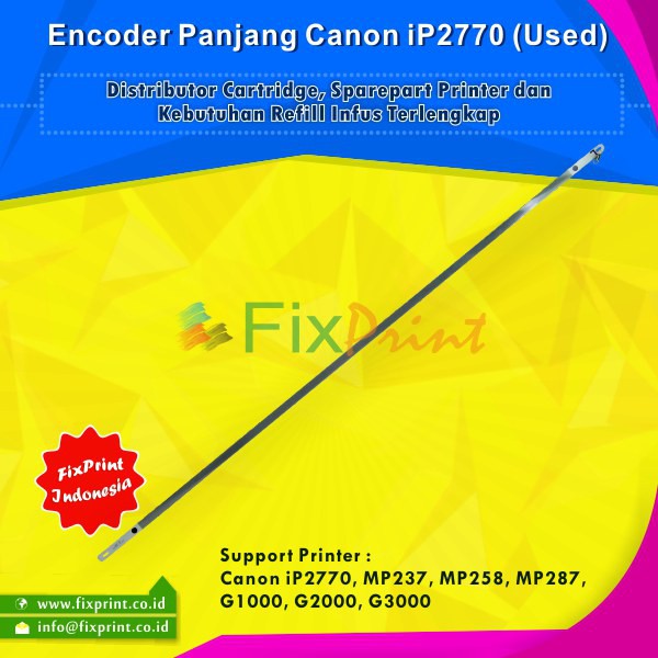 Encoder Panjang Printer Canon IP2770 MP237 MP258 MP287 Timing Line Sensor 2770 237 258 287