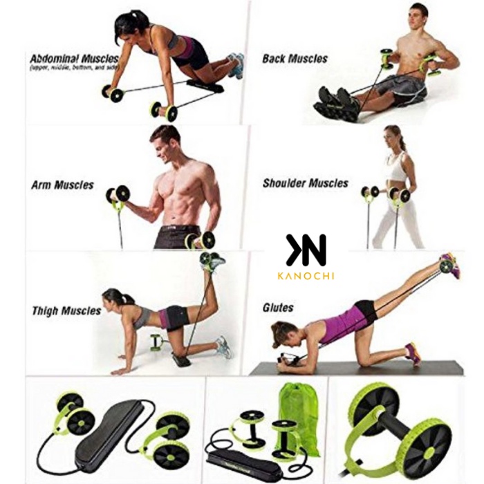 Set alat olahraga gym fitness REVOFLEX Xtreme sport