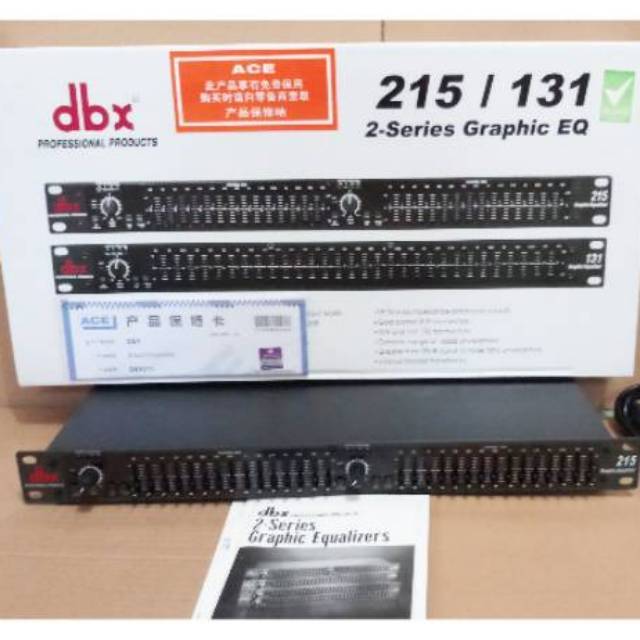 Equalizer dbx 215 15x2 Channel made in usa