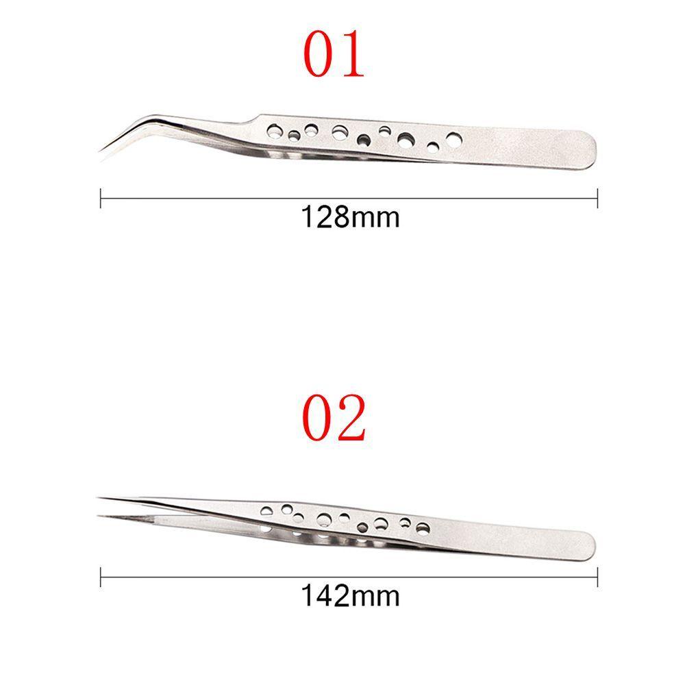 WONDER Wonder Eyelash Tweezer Fashion Stainless Steel Lurus Nippers Alat Klip
