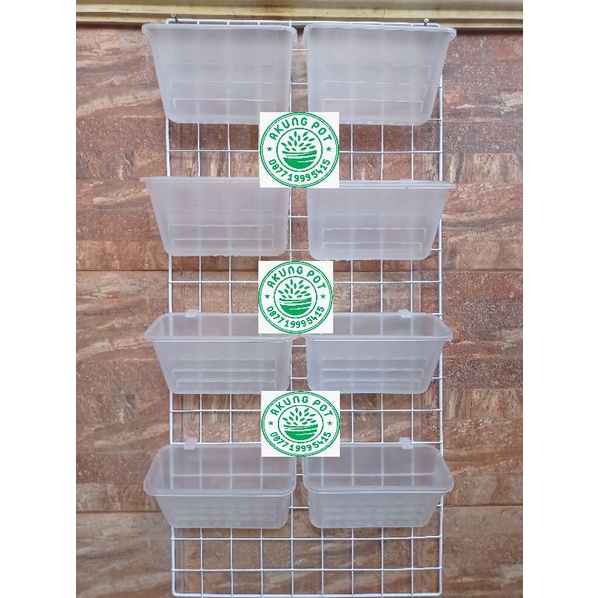 Pot Tempel Dinding Bening Transparan NKT