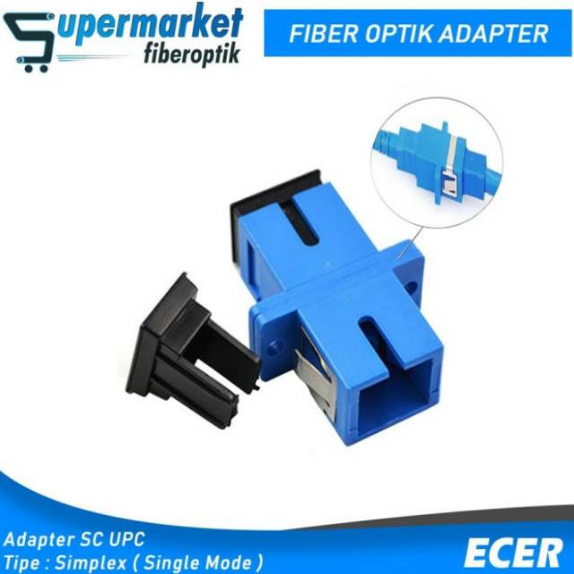 Jual Adapter Sc Upc Fiber Optik Single Mode Konektor Adaptor Sc Upc Fiber Optik Shopee Indonesia