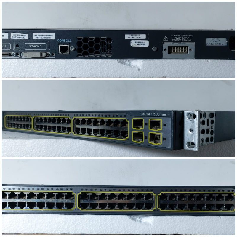 Switch Cisco Catalyst 3750G seriesWS-C3750G-48TS-S V06