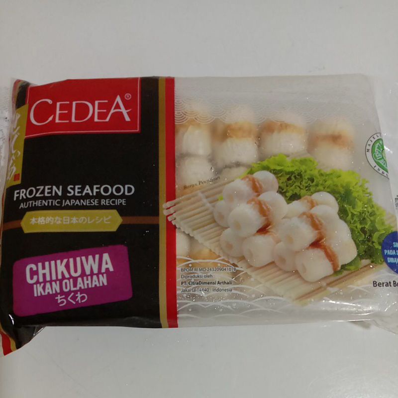 

CHIKUWA IKAN OLAHAN 500 GR CEDEA FROZEN SEAFOOD