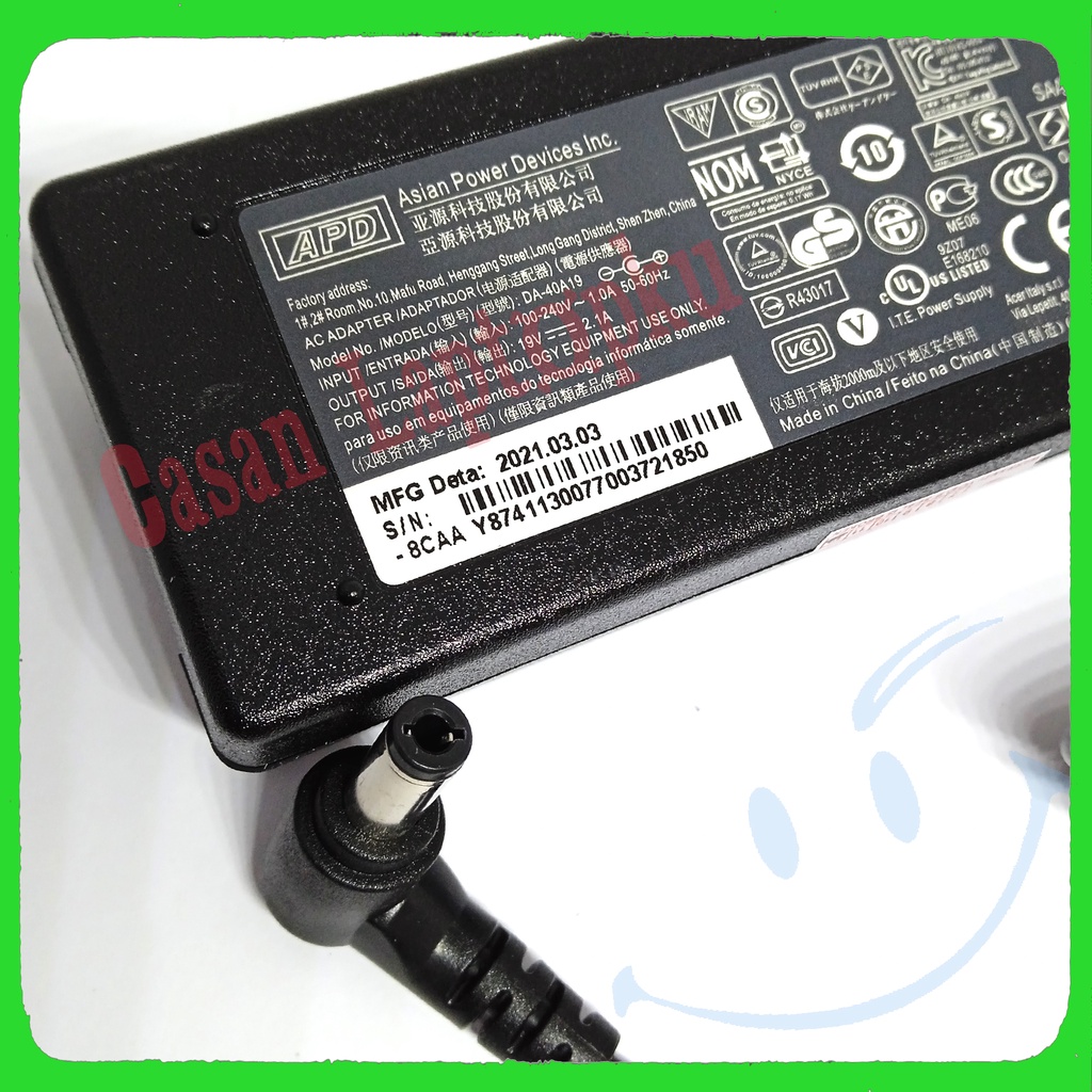 Charger Laptop Acer Original One 14 Z1402 Z1401 APD