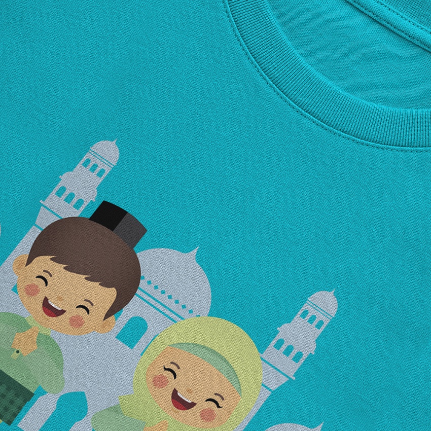 Aitana - Baju Piyama Anak Muslim Tema Happy Ramadhan Untuk Usia 2-8 Tahun Bahan Katun Combed 30s