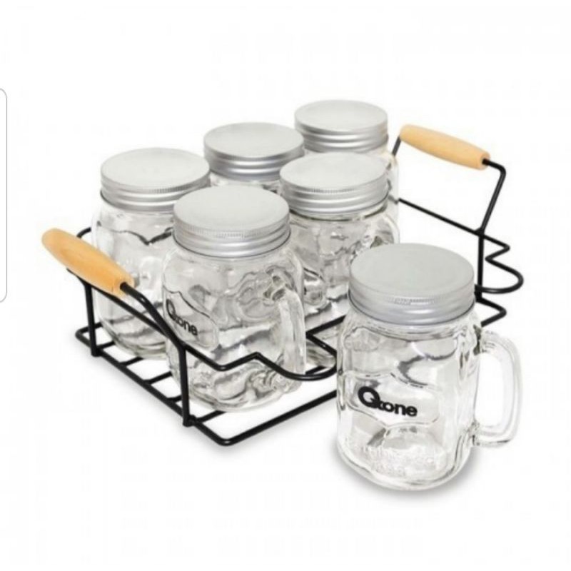 Oxone Mason Mug With Rack OX - 036