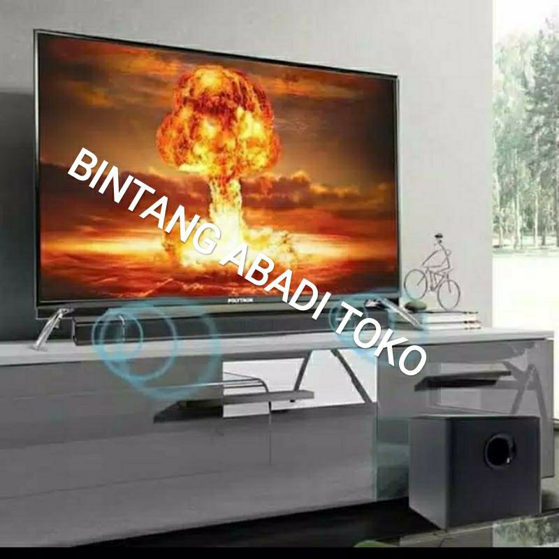 Polytron led tv 50B8750 50" Soundbar Digital TV Sidoarjo freeOngkir