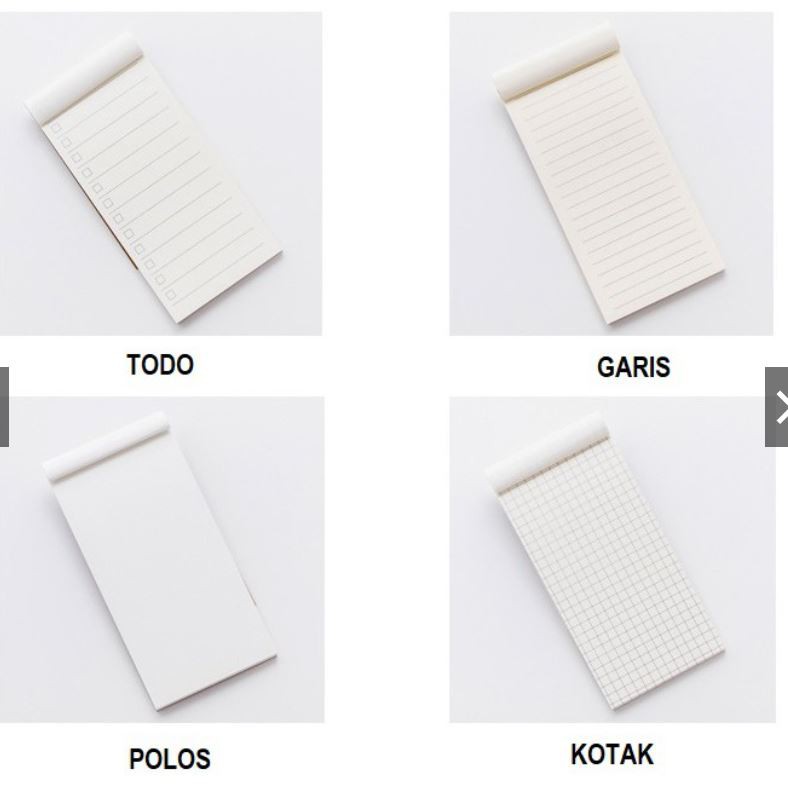 

Memo Catatan Kecil Note Book To Do List