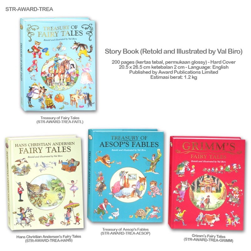 Jual Fairy Tales Classics Story Books Series Buku Cerita Classic Anak ...