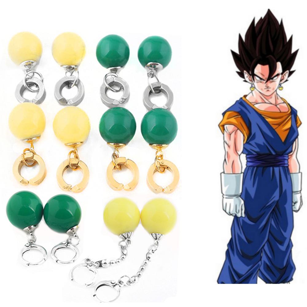 Nickolas1 1 Pasang Anting Klip Desain Dragon Ball Zamasu