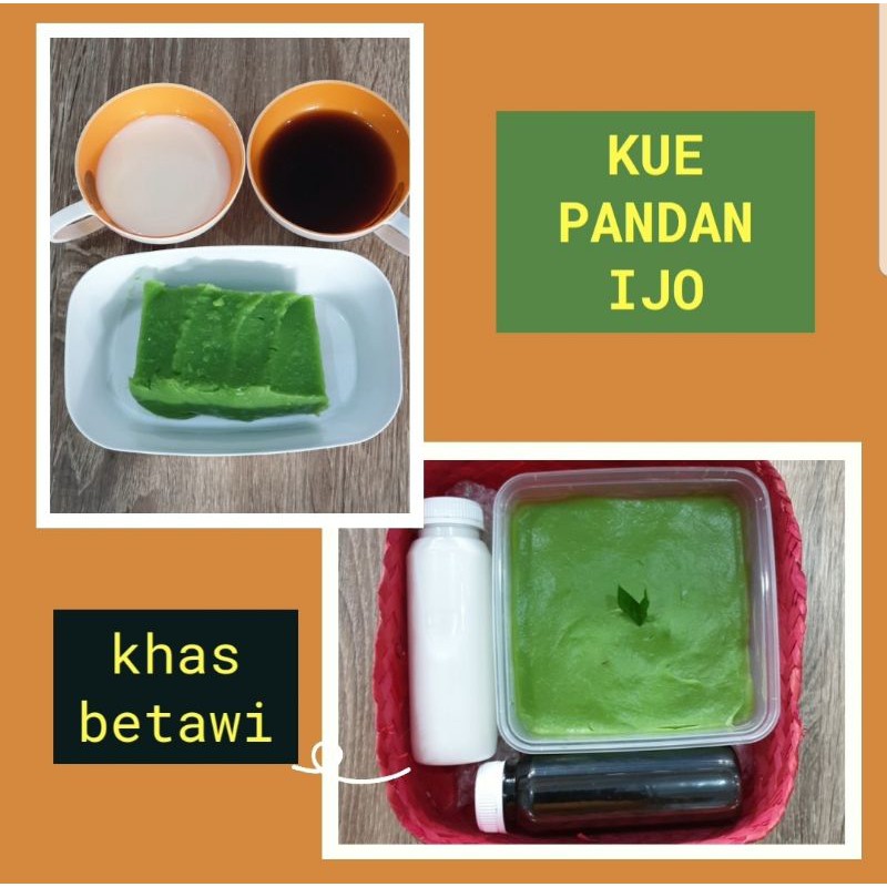 

KUE PANDAN IJO / BETAWI / BANGKA / JONGKO / BUBUR SUMSUM / TALAM