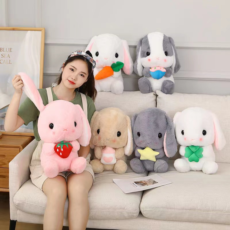 Kelinci Lucu Boneka Mewah Besar Boneka Mainan Bantal Gadis Tidur Boneka Hadiah