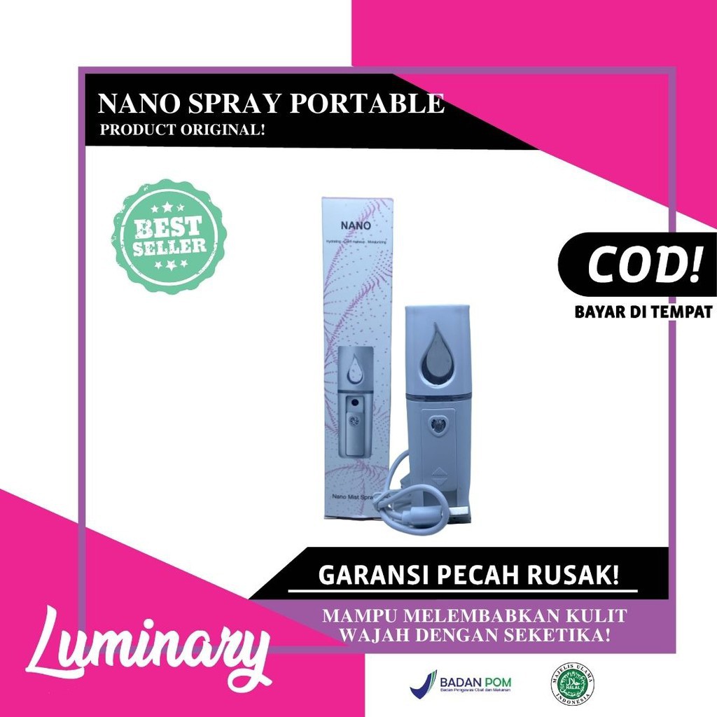 Nano Spray Mini Portable Sprayer Elektrik Pelembab Muka