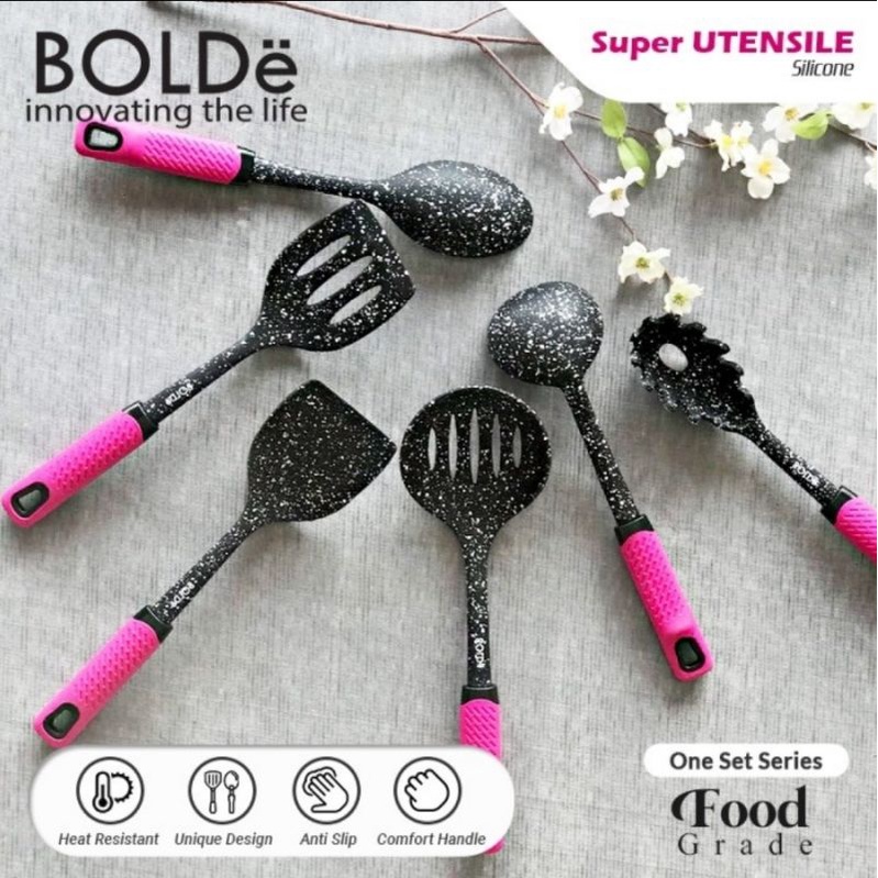 Spatula Set Silikon BOLDe - Super Utensile Silicone - Sutil - Sodet