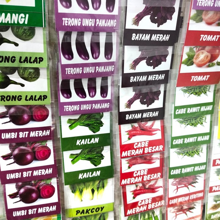 paket 10 bungkus benih sayuran campur murah dapat banyak