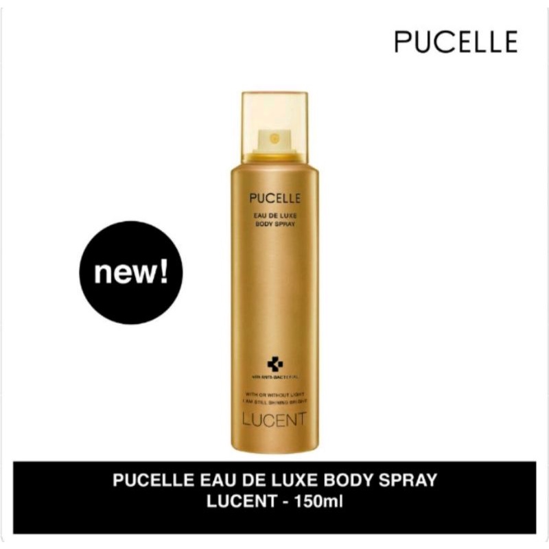 NEW PUCELLE BODY SPRAY EAU DE LUXE LUCENT