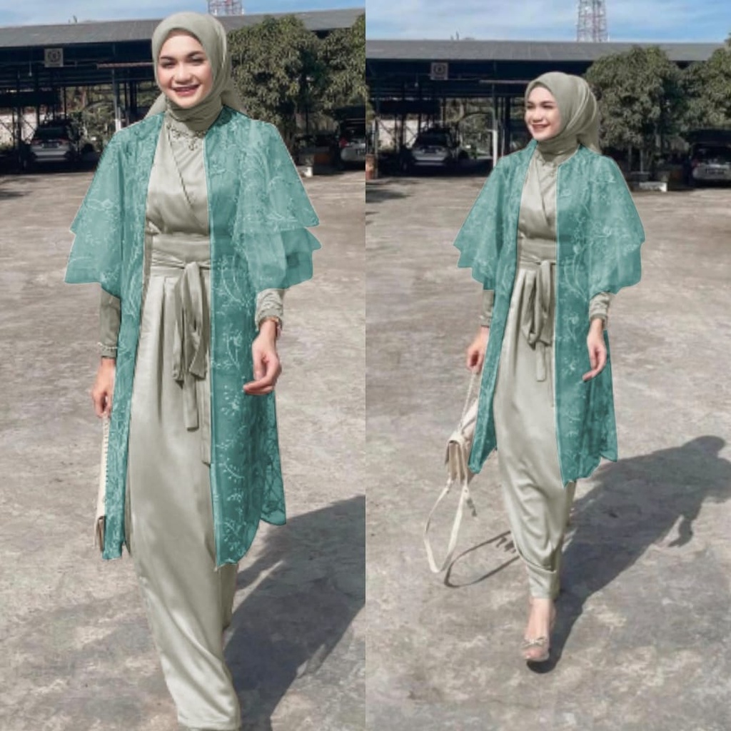 MX LUCIA GAMIS TILE FASHION WANITA TERLARIS / ADA MUTIARA / PAKAIAN PESTA / MUSLIM TERBARU