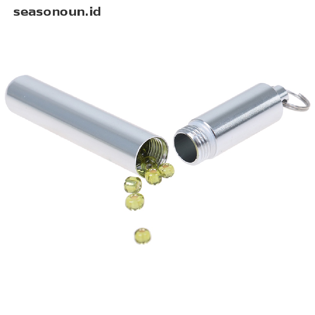 Gantungan Kunci Bentuk Kapsul Bahan Aluminum Anti Air Untuk Outdoor