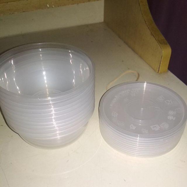 Pot Plastik Thinwall Bulat Mangkok Plastik 200 Ml