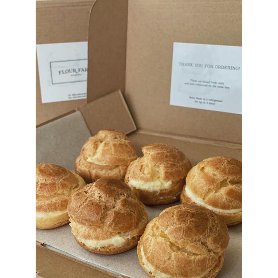Vanilla Choux Japan (Kue sus / soes / susen) Vla Vanila