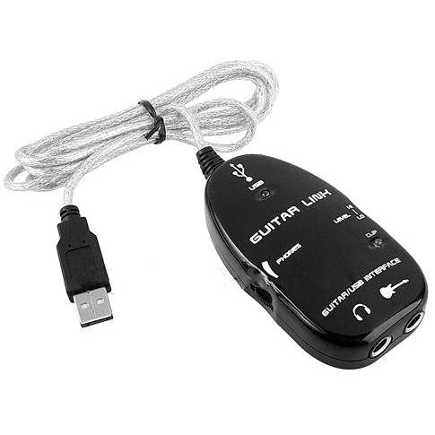 USB Guitar Link + Software Efek Guitar