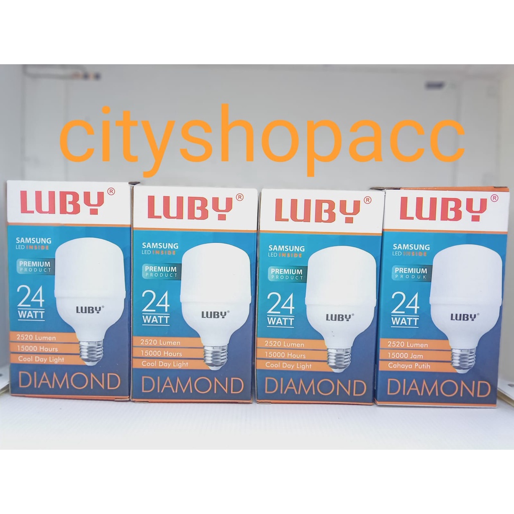 Lampu Led Capsule Luby Diamond 24 Watt Cahaya Putih