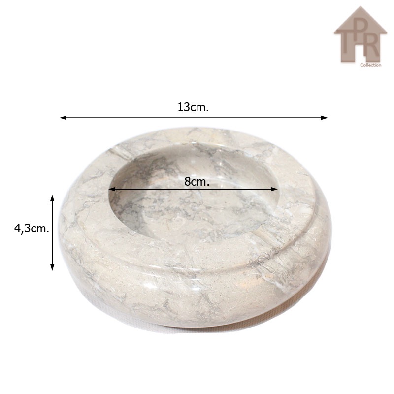 Marmer - Asbak Kembung Ceper / Antik D13