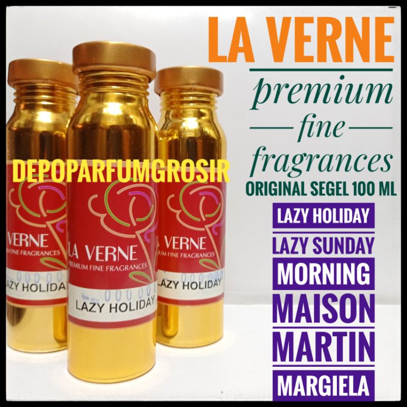 BIBIT PARFUM MURNI LAZY HOLIDAY (L4ZY SUND4Y M0RNING) BY LAVERNE SEGEL