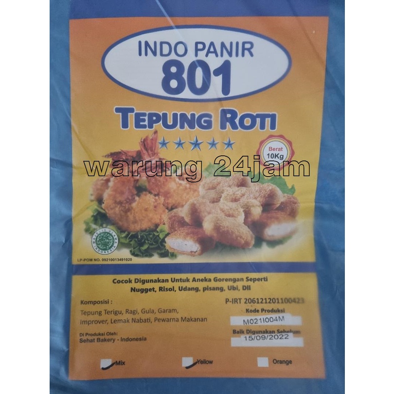 

tepung panir tepung roti 801 murah Halal