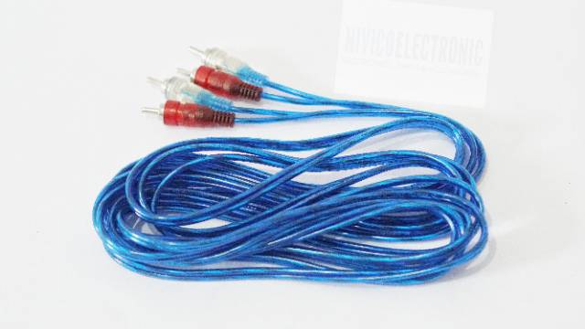 Kabel RCA 2-2 transparan 4.5 m