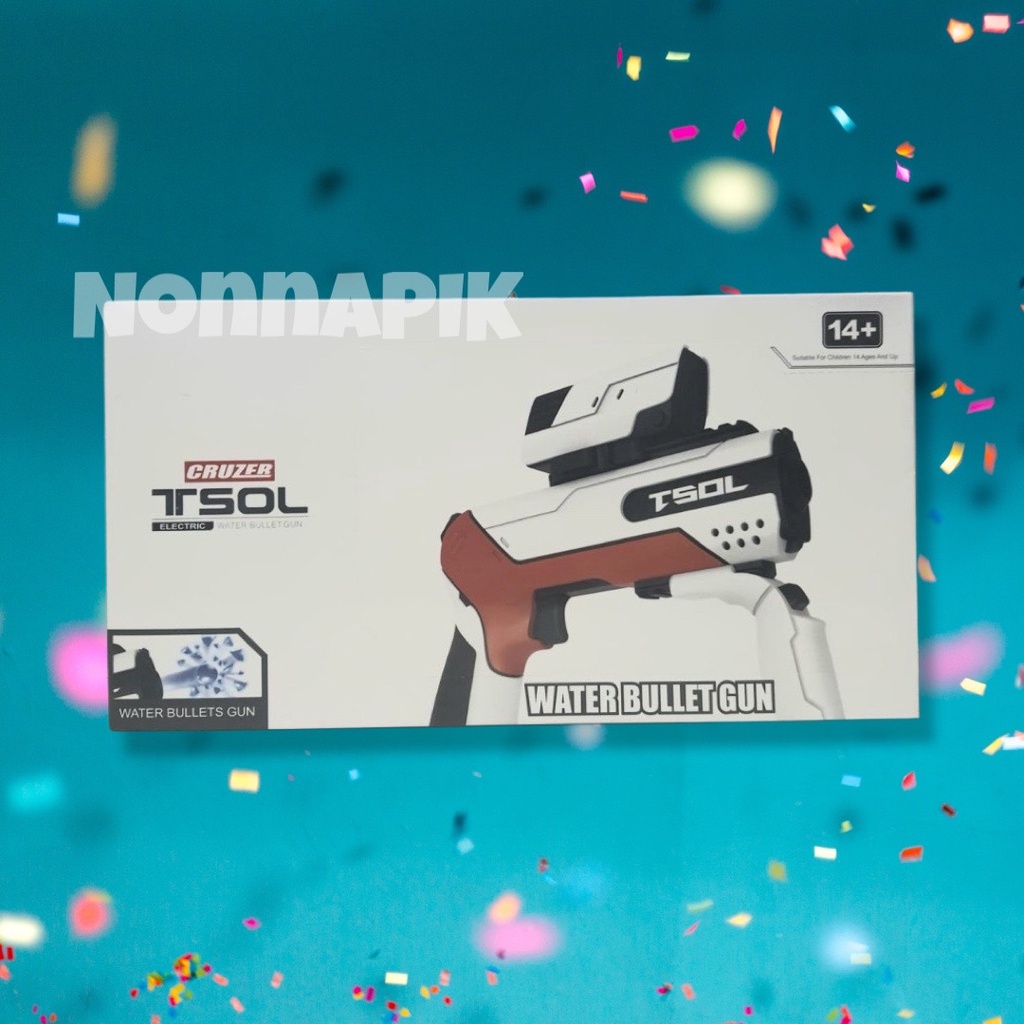 CRUZER TSOL WATER BULLET GUN - MAINAN TEMBAK PELURU AIR ORIGINAL TSOL