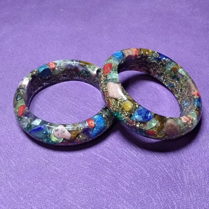 Orgonite Gelang Bangle 7 Cakra handmade